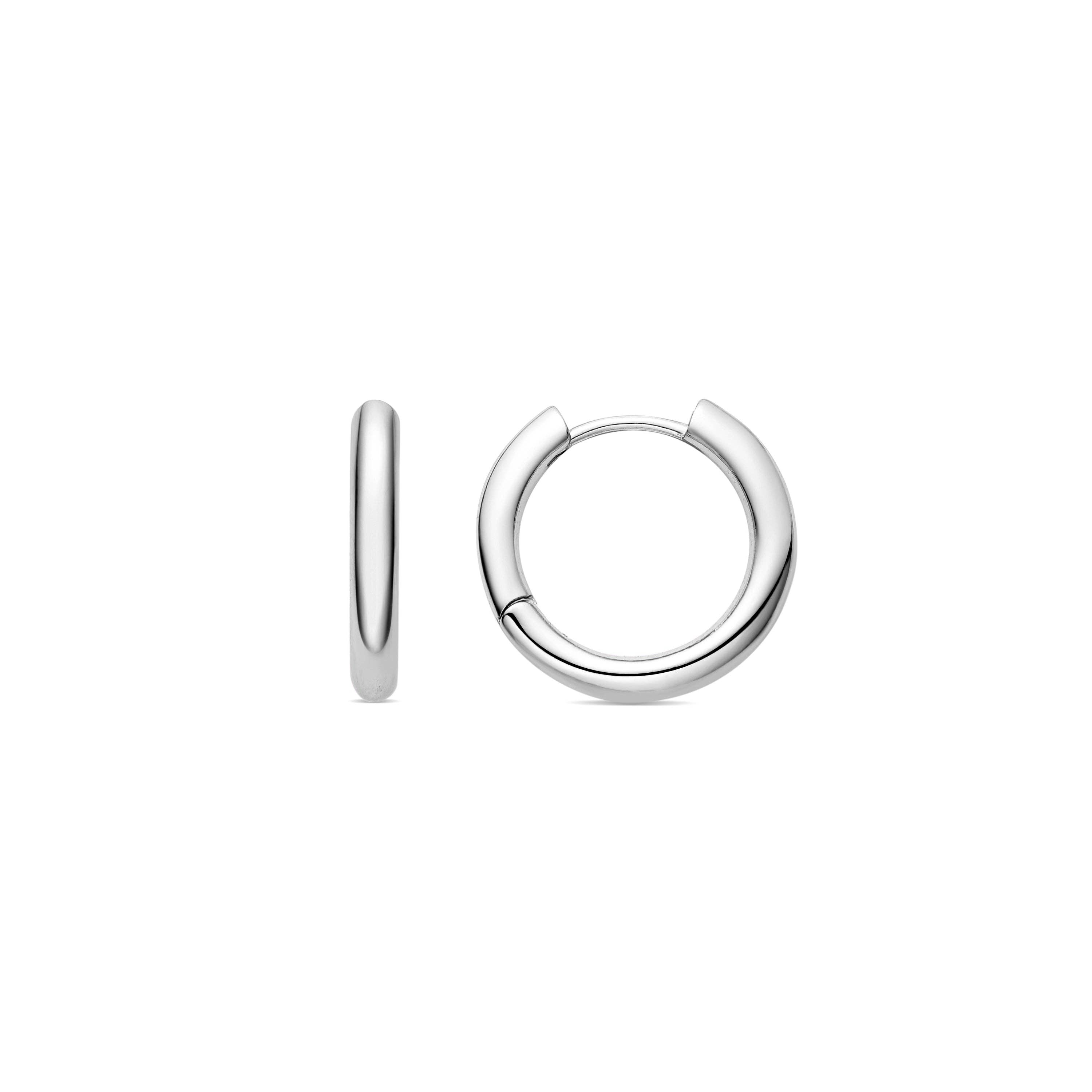 Luxenter - Wholesale Hoop Earrings - Pendientes de Circonita Brillante acabados en rodio - Kuye0