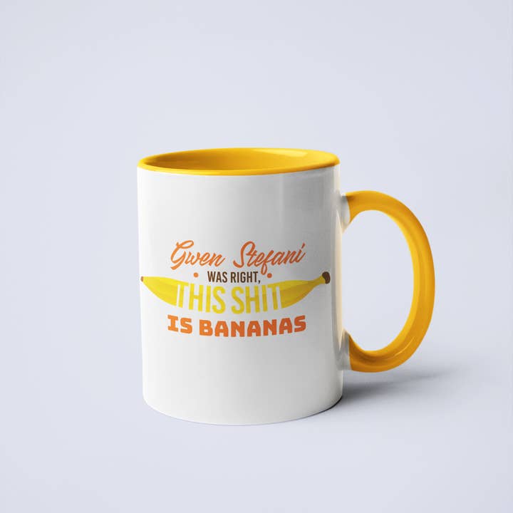 Calm Down Caren - Wholesale Coffee Mug - This Shit Is Bananas Ceramic Coffee Mug