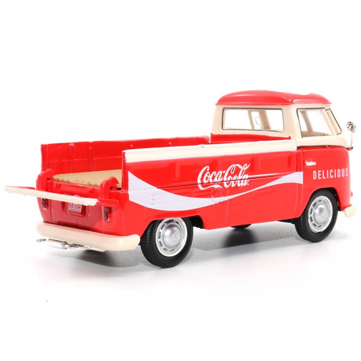 Motor City Classics, Inc. - Wholesale Decorative Tabletop Object - 1:43 Scale Coca-Cola 1962 VW T1 Pickup Diecast Model16