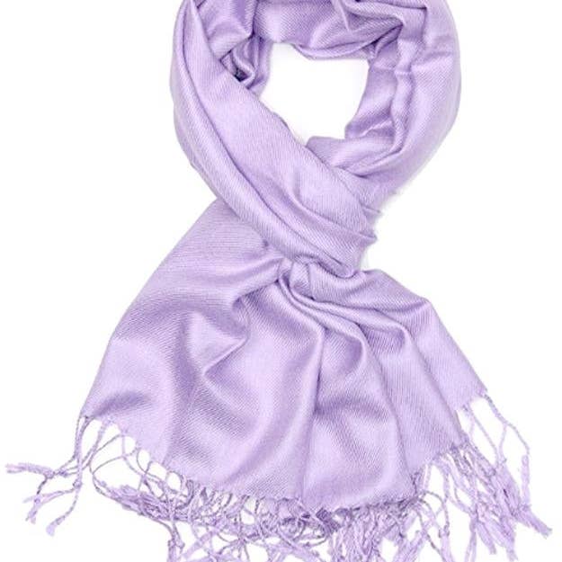C33 - Et stykke lavendel farve mode Pashmina sjal tørklæde for engroshandel hos Jasper Trading LLC