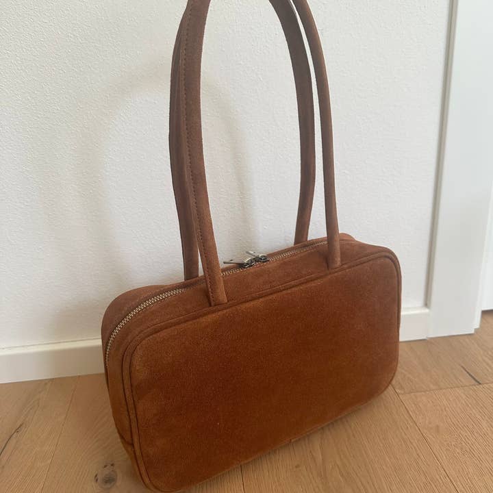 Zhade - Wholesale Shoulder Bag - Women's - CLARA MIDI - suede15