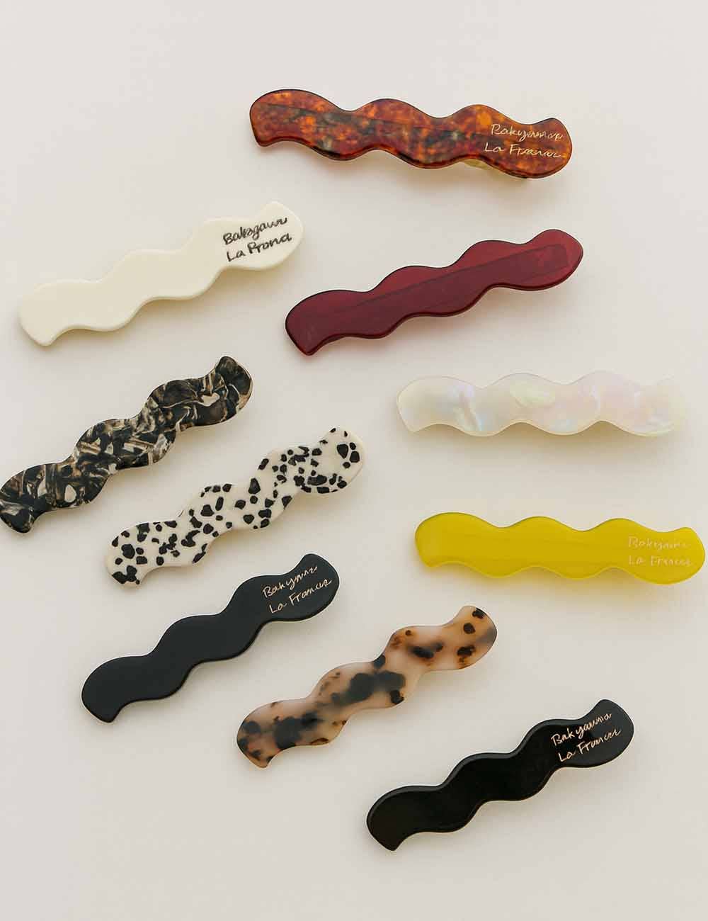 Sweetkama – Clips para cabelo - Mulher por atacado – Conjunto de 2 Ganchos de Cabelo Simples Vintage Geométricos para Senhoras5