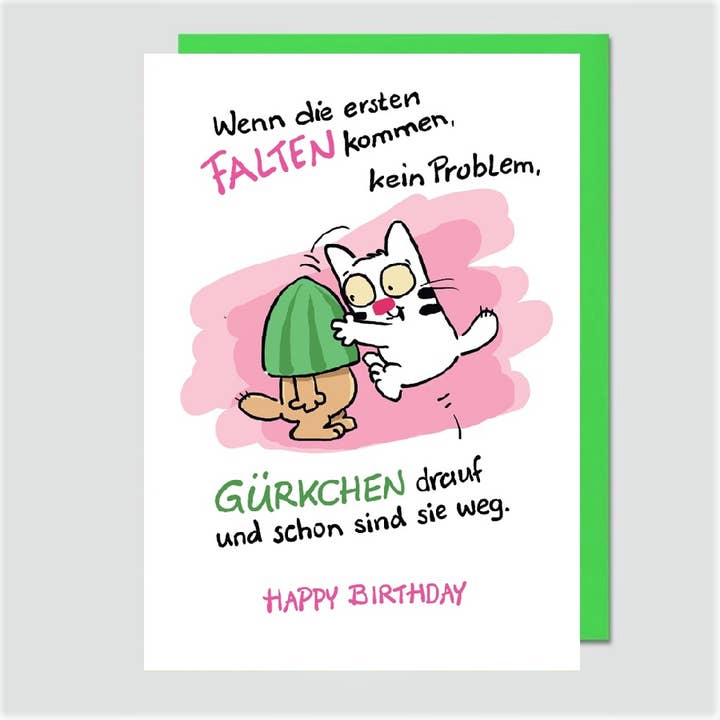 UK-35342 Roligt födelsedagskort CatToons. för wholesale av Michel-Verlag GmbH