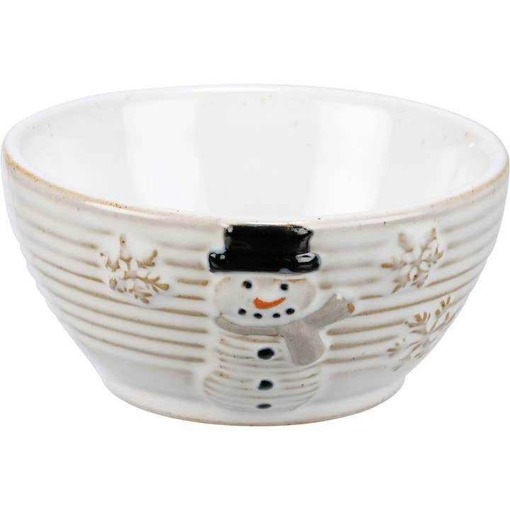 Primitives by Kathy - Wholesale Decorative Plate/Dish/Bowl - Snowman Bowl