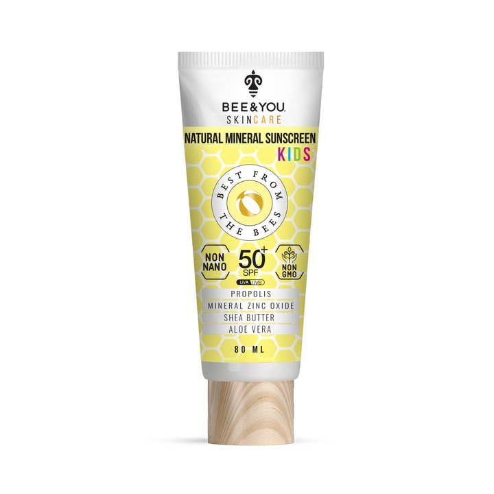 SPF 50 Natural Mineral Sunscreen for kids| Coral Reef Safe for wholesale by BEE&YOU