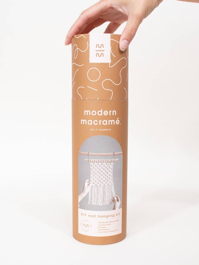 Modern Macramé Wall Hanging Kit for wholesale by Modern Macramé