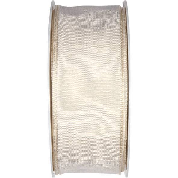 Kablet taftbånd, B40mm, L25m, Creme for engroshandel hos Vosteen