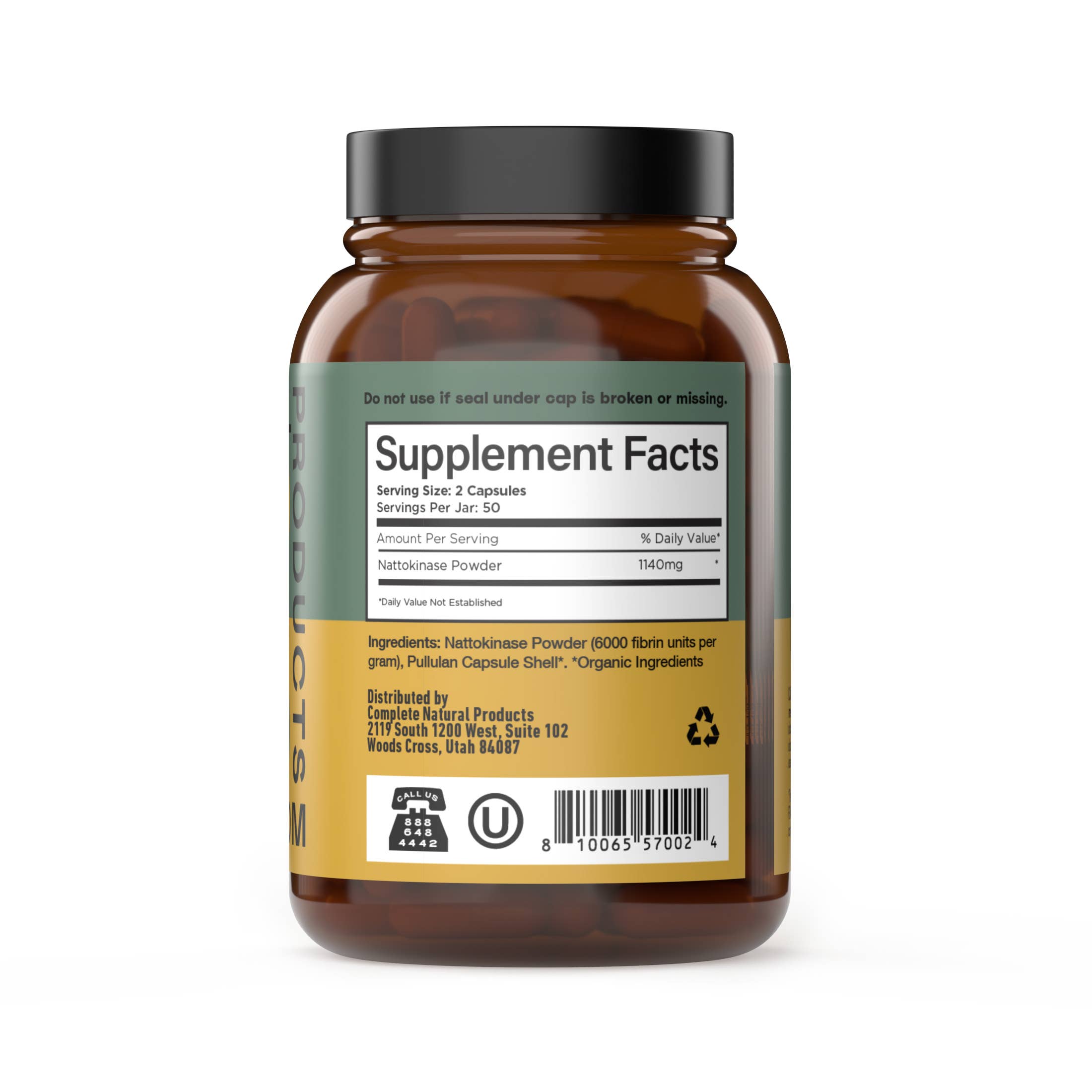 Complete Natural Products - Vendita all'ingrosso Vitamine/integratori orali - Capsule di Nattokinase2