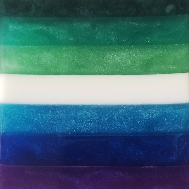Pretty Soap Co. - Wholesale Bar Soap - Gay Man Pride Handcrafted Soap - LGBTQ+ Pride Flag