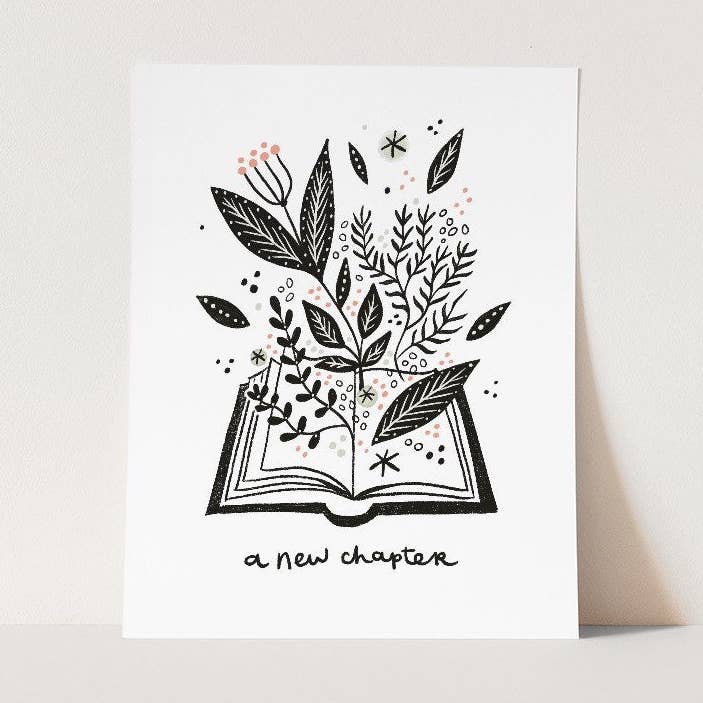 A New Chapter - A4 Print for wholesale by Juniper Press