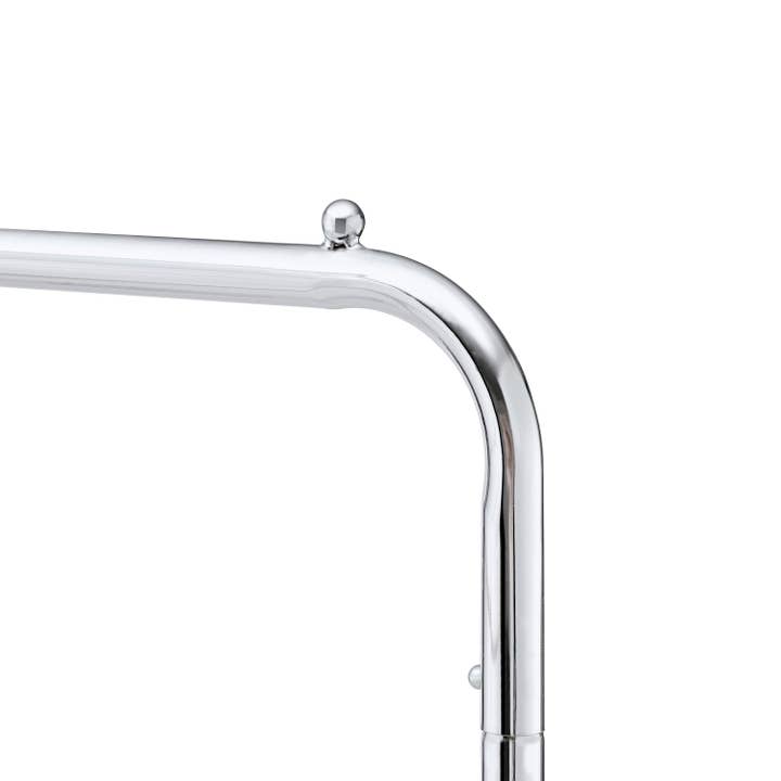 39F Inc. - Wholesale Coat Rack - Set of 2 Heavy Duty Rolling Garment Rack with Basket&Wheels4