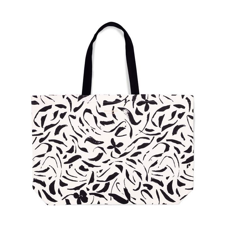 Large Canvas Book Tote, Painters Garden for wholesale by kate spade new york intl