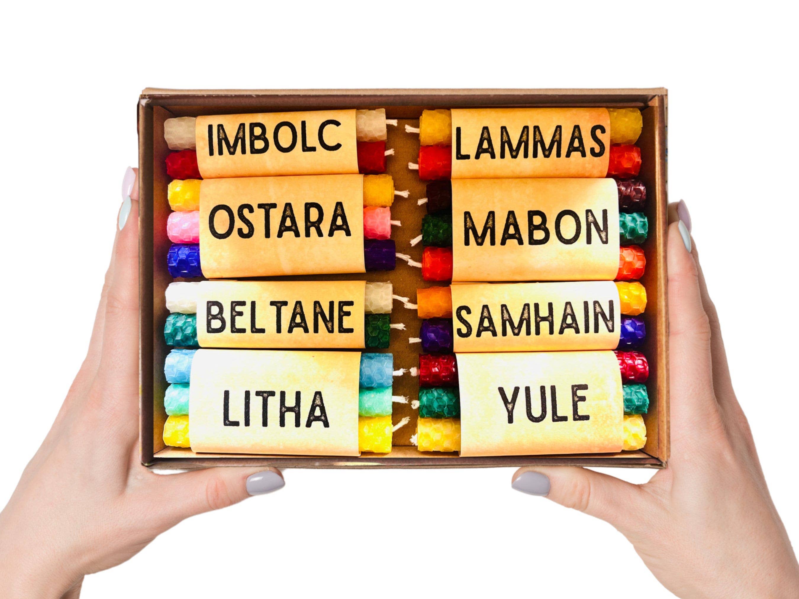 Phoenix Candle Company - Wholesale Votive Candle - Ultimate Sabbat Beeswax Candles Set2