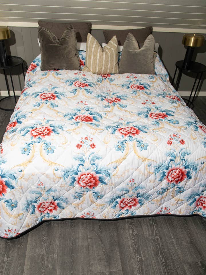 Quilted Bed cover from Velucci Home - Nostalgic chamber for wholesale by AVAGANTE Design