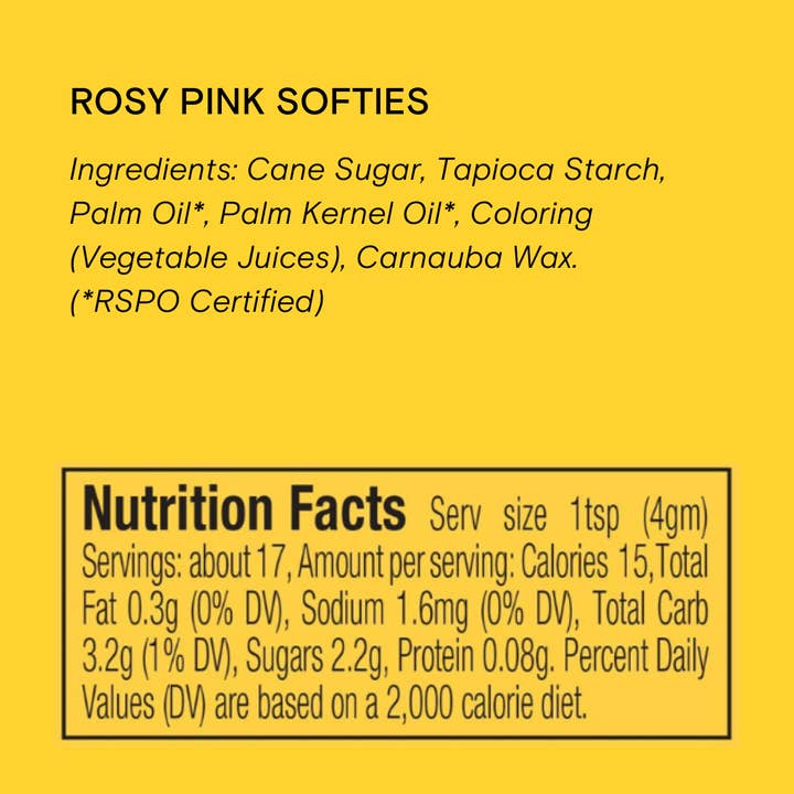 Supernatural - Wholesale Sprinkles - Dye-Free Softies Sprinkles: Rosy Pink4