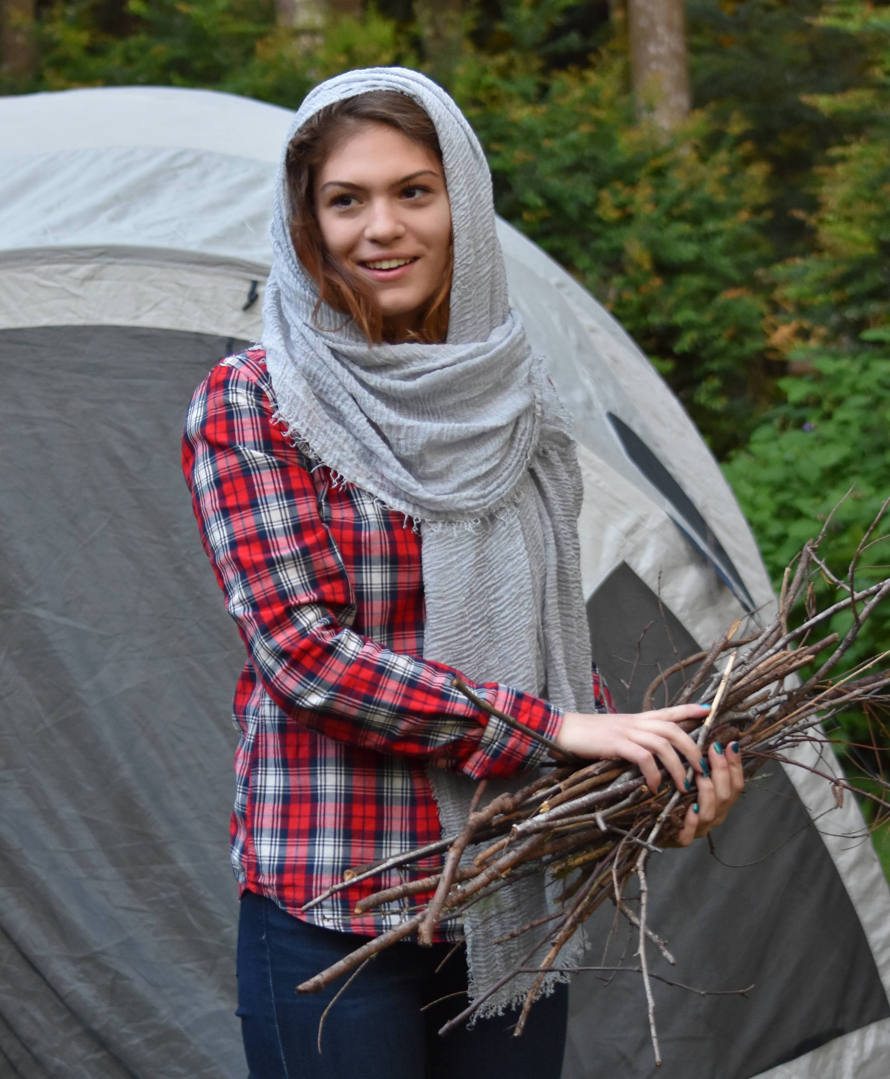 Chloe & Lex - Vente Écharpe – femme - Écharpe anti-insectes Insect Shield Protection pour femmes6