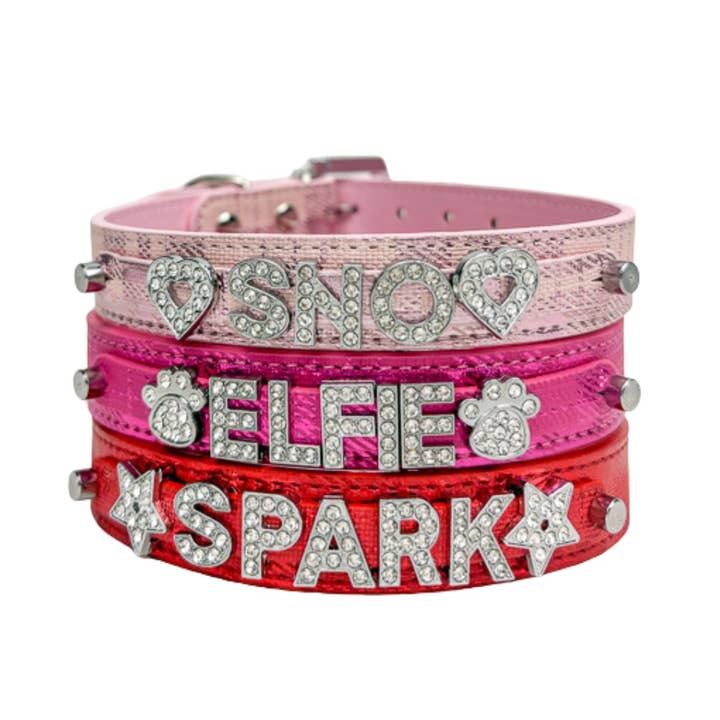 Personalizable Pet Collar | Shine Plaid - 3 Color Options for wholesale by House of FurBaby