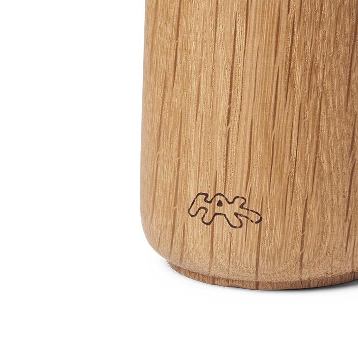 Danish Design Collective - Wholesale Spice Mill - Kähler - Hammershøi - 7.3" Oak & Ceramic Spice Grinder2