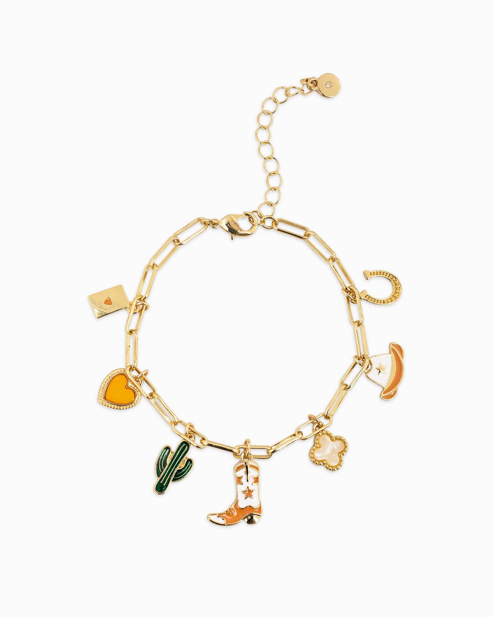 Sessori - Wholesale Charm/Dangle Bracelet - Bright Western Multi Charm Bracelet1