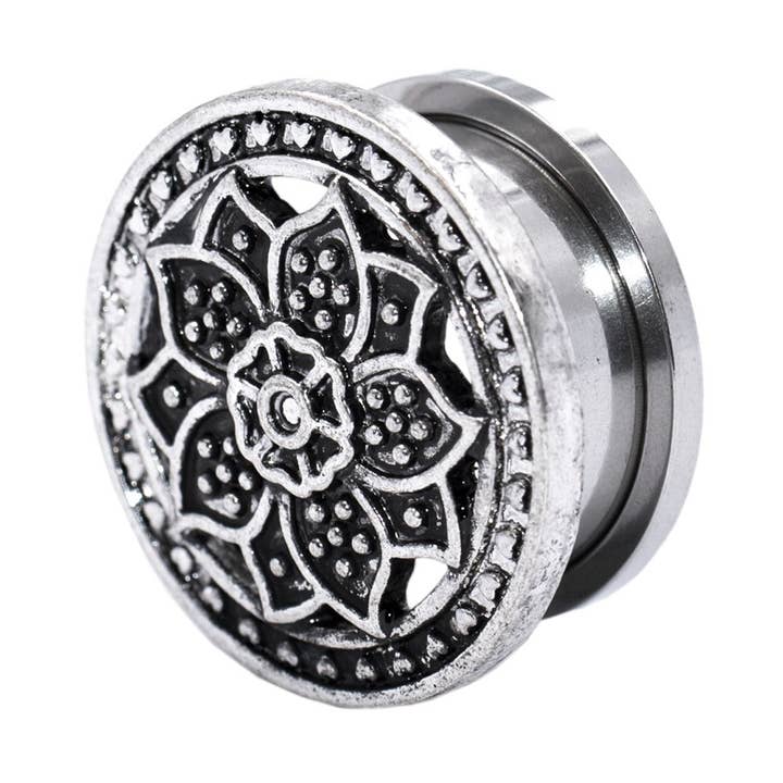 Plug aus Chirurgenstahl "Blume" für den Großhandel von Bodywings