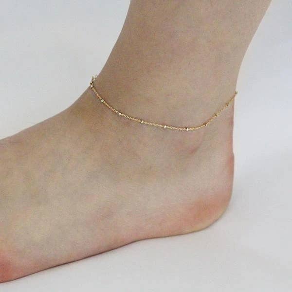 Ofina Jewelry - Wholesale Anklet - Ball Chain Anklet1