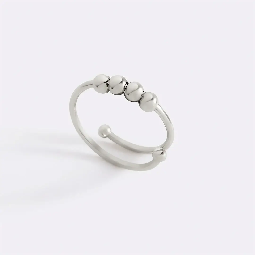 Mint & Lily - Wholesale Band/Stacked Ring - Beaded Fidget Ring3