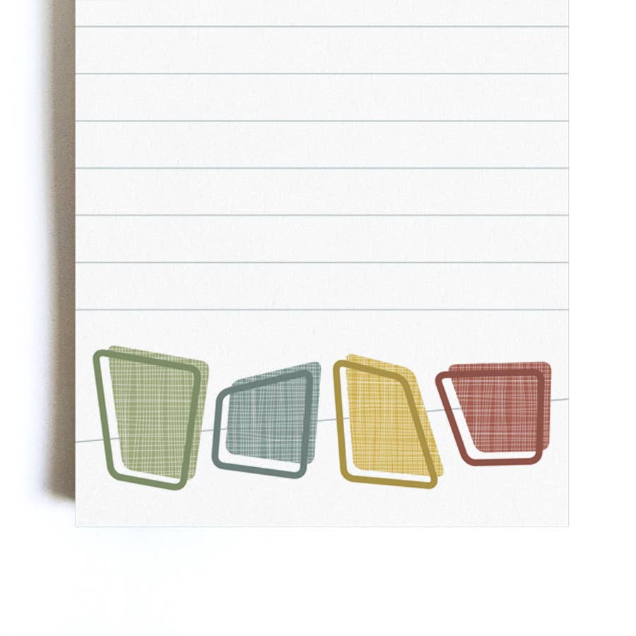 sonst noch was? - Wholesale Notepad - Notepad "Midcentury Modern Squares"1