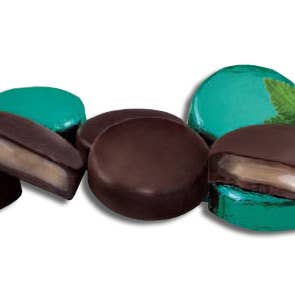 Honey Acres Inc. - Wholesale Chocolate Covered Sweets - Dark Chocolate Mint Honey Patties4