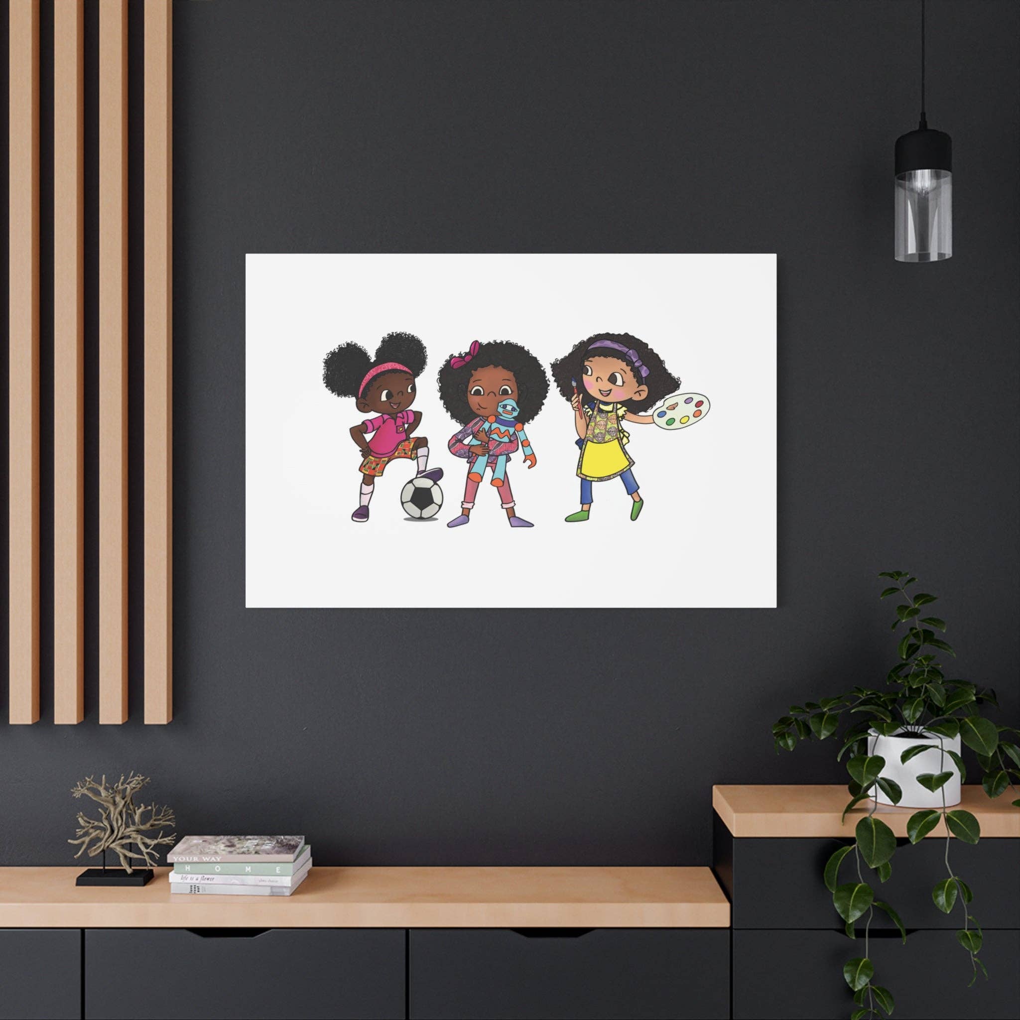 Ikuzi Dolls - Wholesale Art Print - Kids & Baby - Kids' Canvas Wall Art - Playful Characters for Creative Spaces122