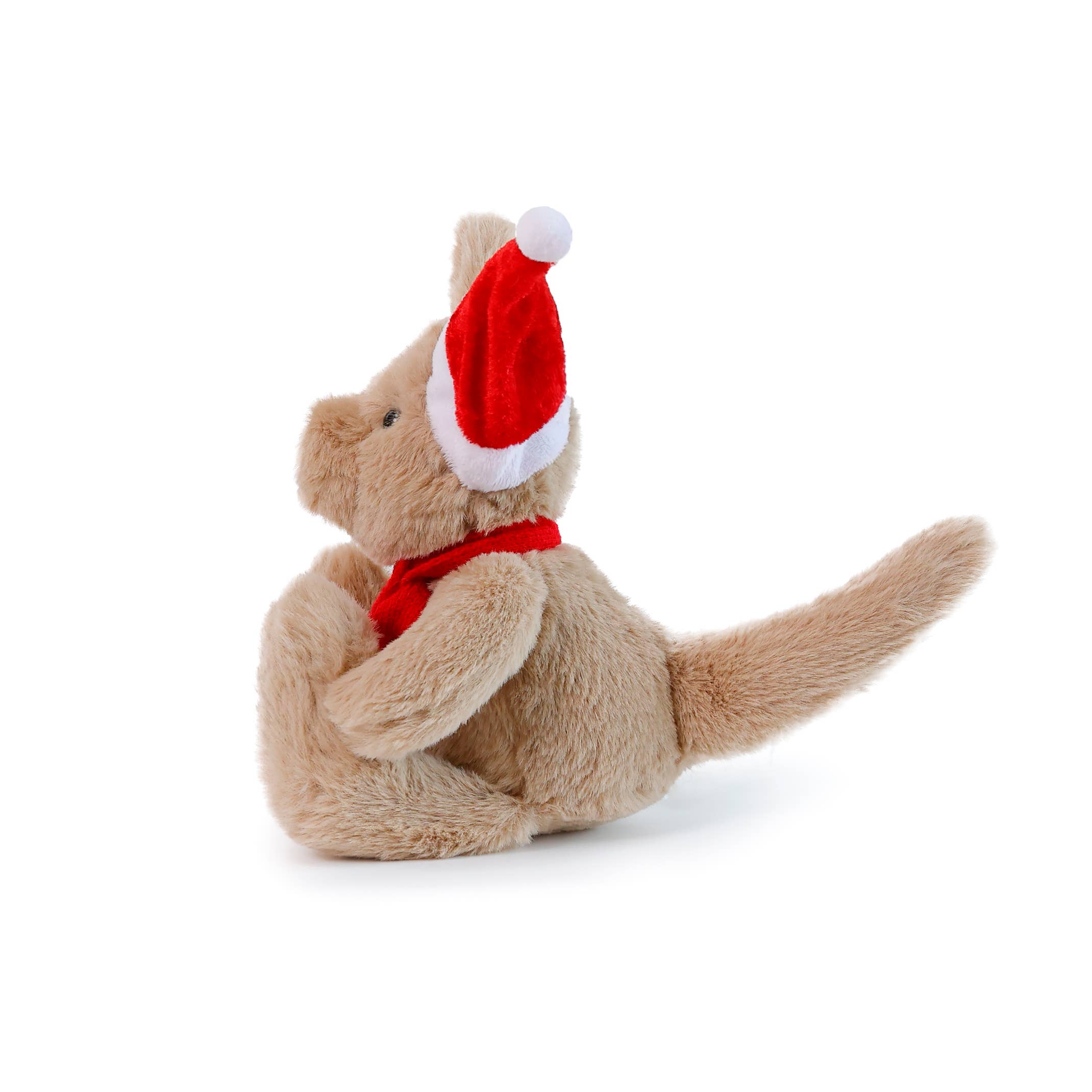 OB Designs Australia - Wholesale Stuffed/plush toy – Kids & baby - Little Roo-dolph Christmas Kangaroo Soft Toy 9.5" / 24cm1