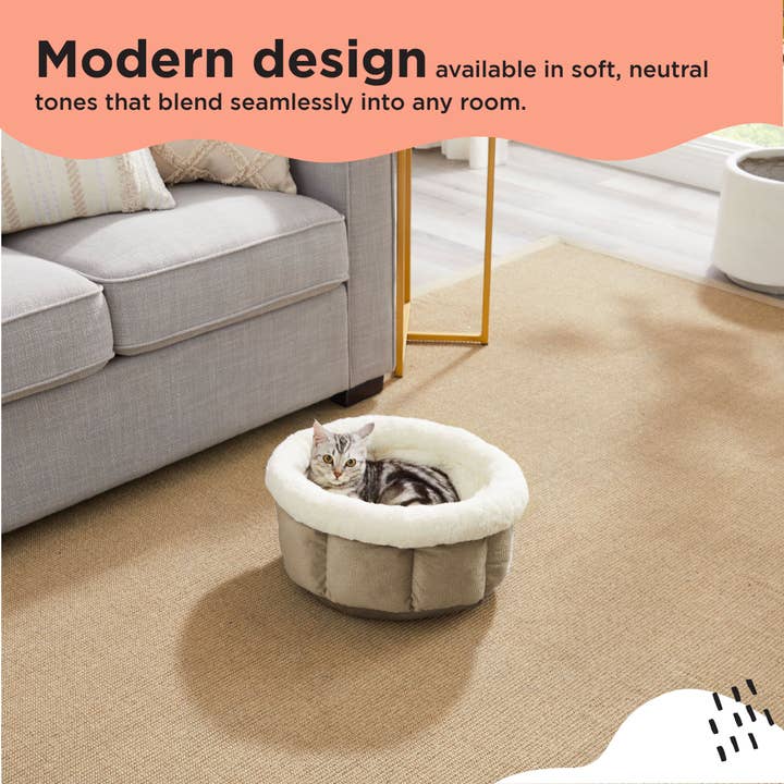 Pet Palette Distribution - Wholesale Pet Bed - Cat/Dog - Best Friends by Sheri Cuddle Cup Ilan Wheat Mini4