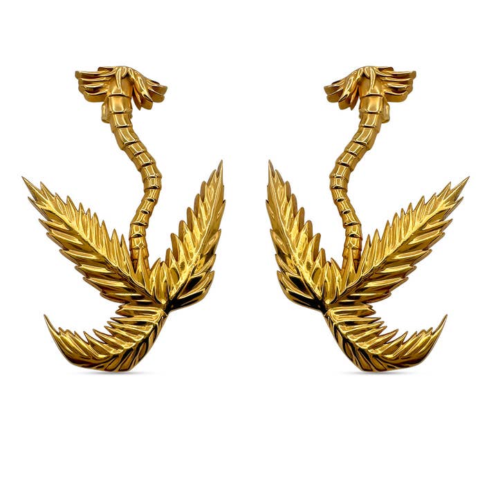 Windy Palm Earrings for wholesale by Love Dria