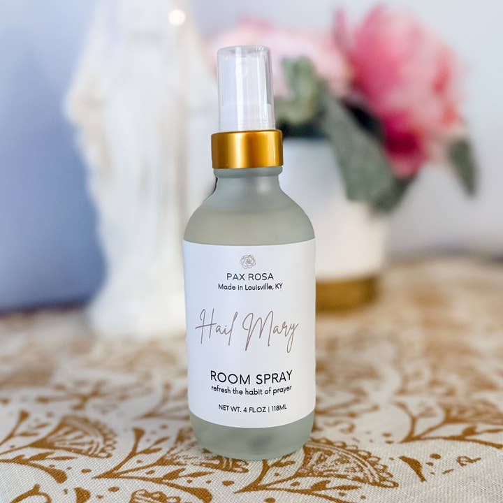 Hail Mary Room Spray for wholesale by Pax Rosa