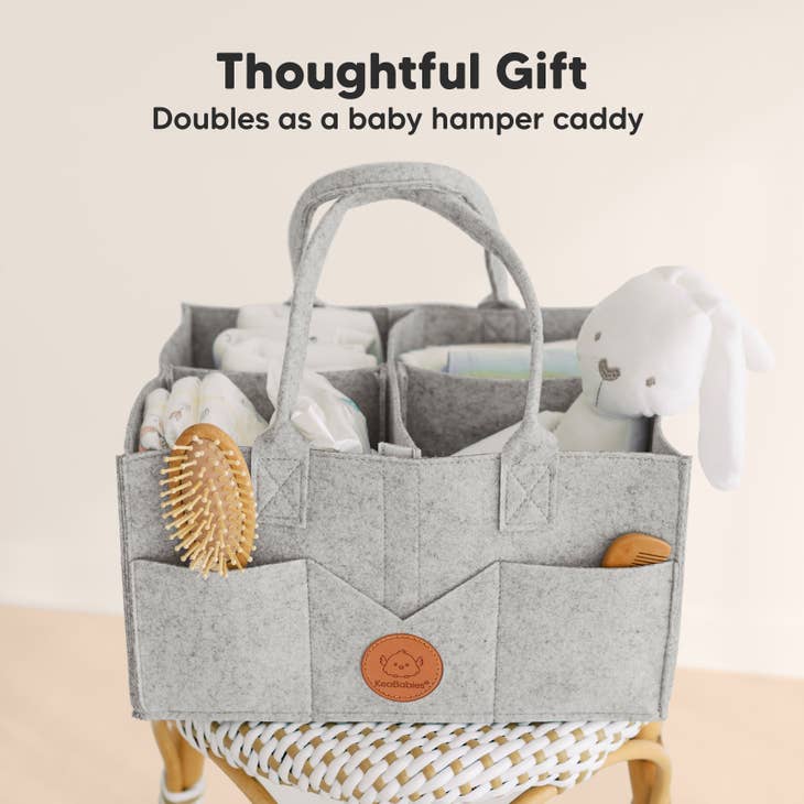 KeaBabies Baby Diaper Caddy Organizer