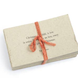 Sugarboo & Co - Wholesale Stationery/Notecard Set - Christmas Collection - 365 Gathered Thoughts Paper - Set of 25