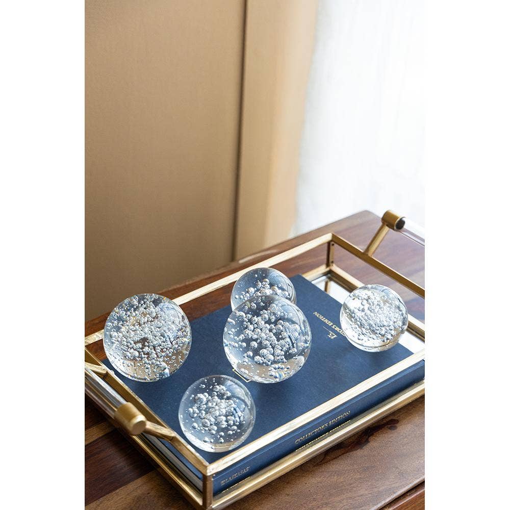 A&B Home Group Inc. - Vente Décorations de table - S/2 Sphère à Bulles1