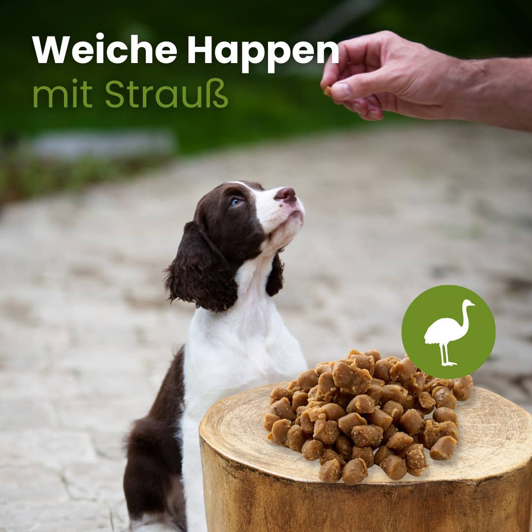 Kauartikel.com GmbH - Wholesale Pet Treats - Dog - Soft bites with ostrich & poultry2