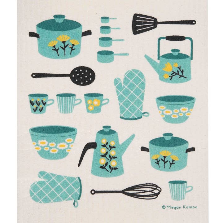 Swedish Dishcloth - MK Retro Kitchen for wholesale by Cose Nuove