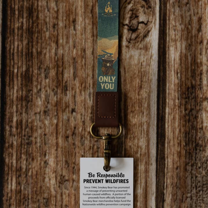 Wildtree - Wholesale Keychain - Unisex - Smokey Bear Wristlet Keychain Lanyard8
