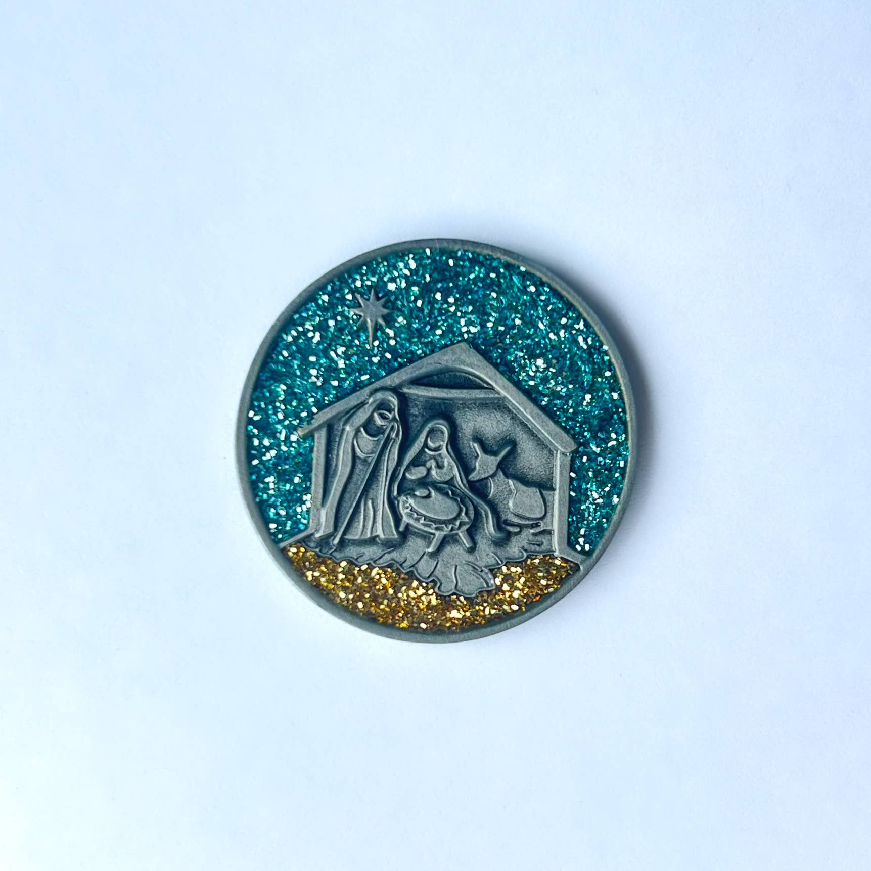 Abbey + CA Gift - Vendita all'ingrosso Moneta/gettone ricordo - Gettone tascabile della Natività di Gesù è la ragione3