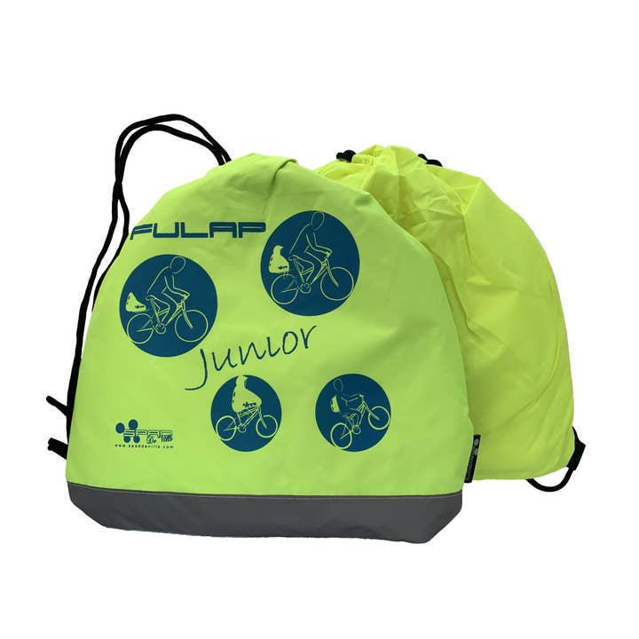 Petrolblau/retroreflektierendes Rot FULAP JR Mehrzweck-Fahrradponcho für Kinder, 1—12 Jahre, Blau für den Großhandel auf Faire4