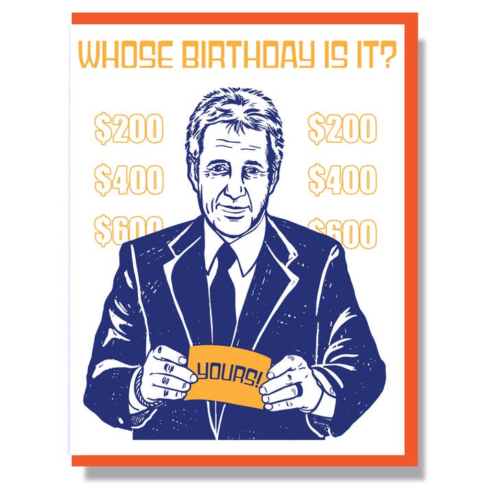 Smitten Kitten - Wholesale Birthday Card - RIP Alex Trebek Card