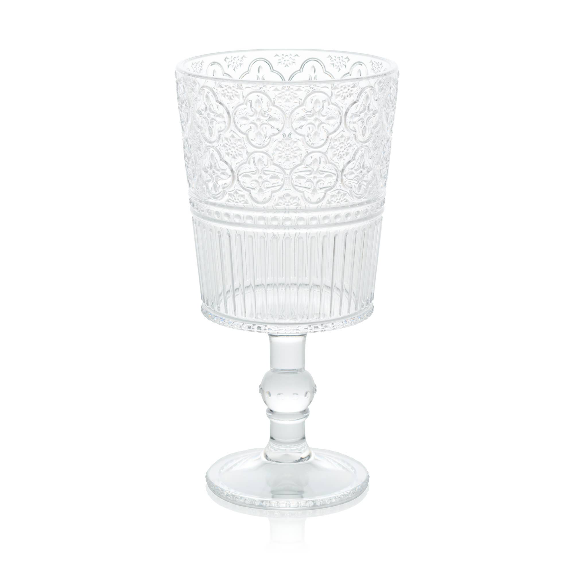 Certified International - Wholesale Drinking Glass/Cup - Victoria Clear Acrylic All Purpose Goblet 14 oz.1
