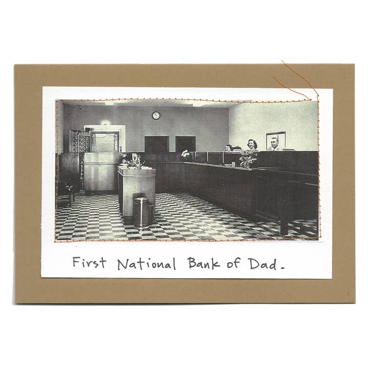 „Erste Nationalbank des Papas.“ für den Großhandel von Visual Treats