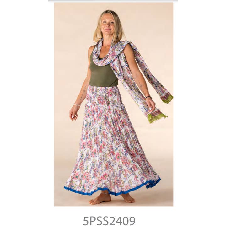 50-panel nederdel - Ren bomuld for engroshandel hos Paisley & Pomegranate