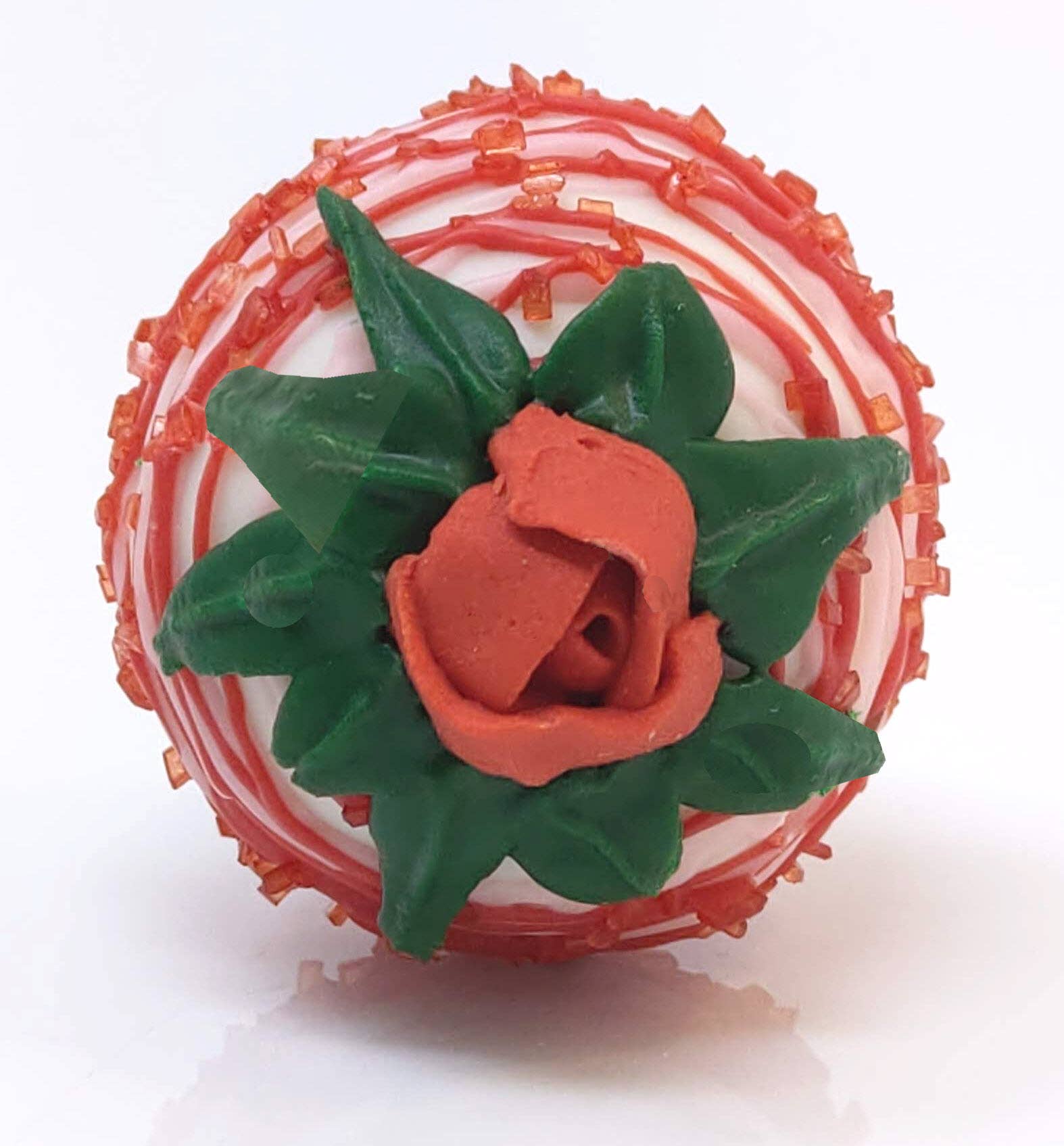 Wild Angel Treats, LLC - Wholesale Cake - Artisanal Designer Cake Pops - Rose2