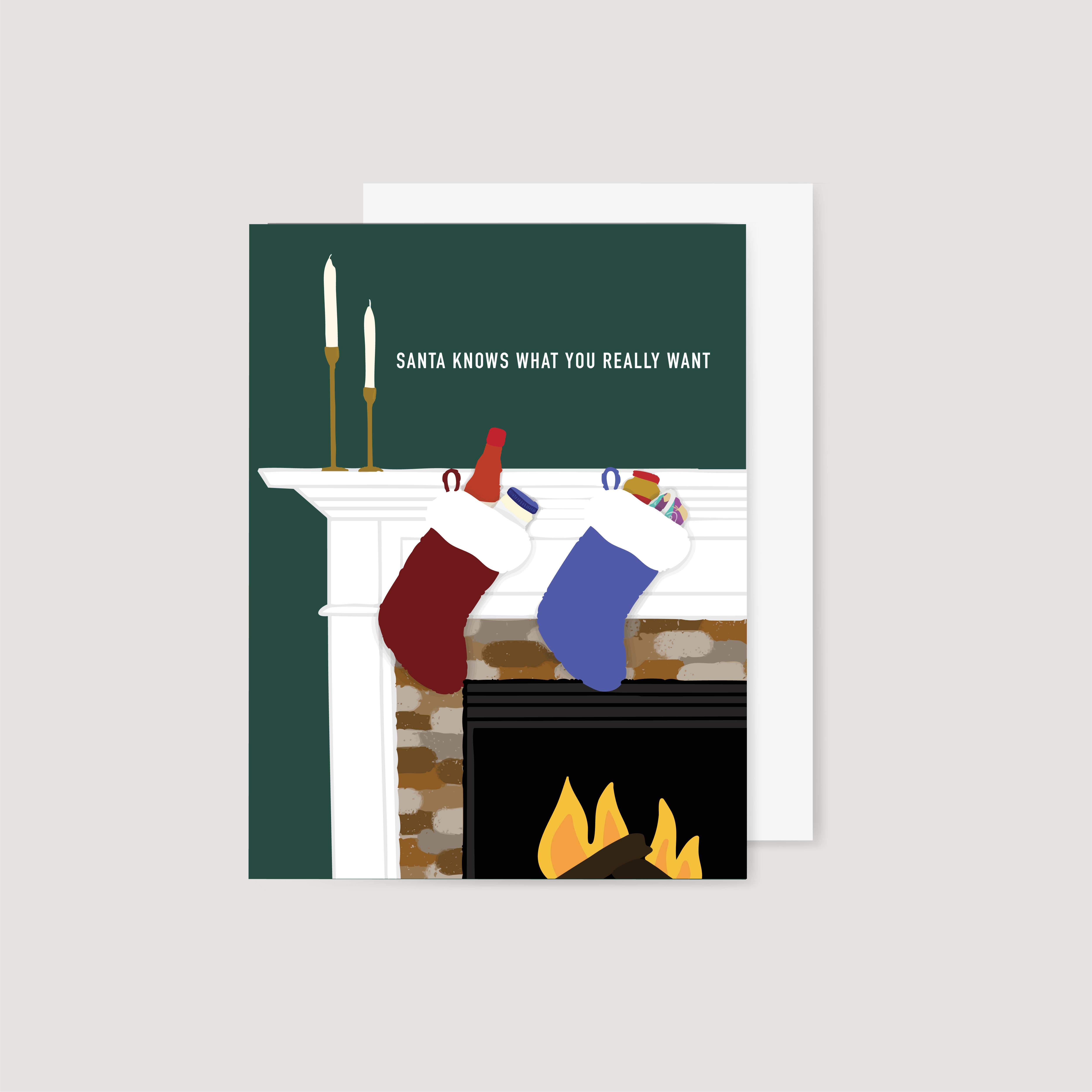 the letters mdn - Vendita all'ingrosso Biglietti di auguri di Natale - Babbo Natale sa cosa vuole Buffalo per la cartolina di Natale.0