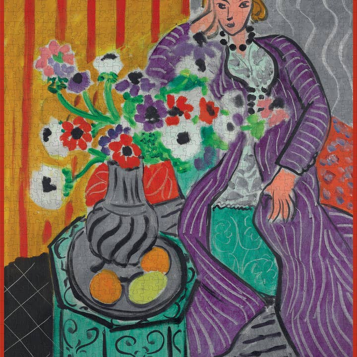 Pomegranate - Wholesale Puzzle - Adult - Henri Matisse: Purple Robe and Anemones 1000-piece Jigsaw Puzzle1