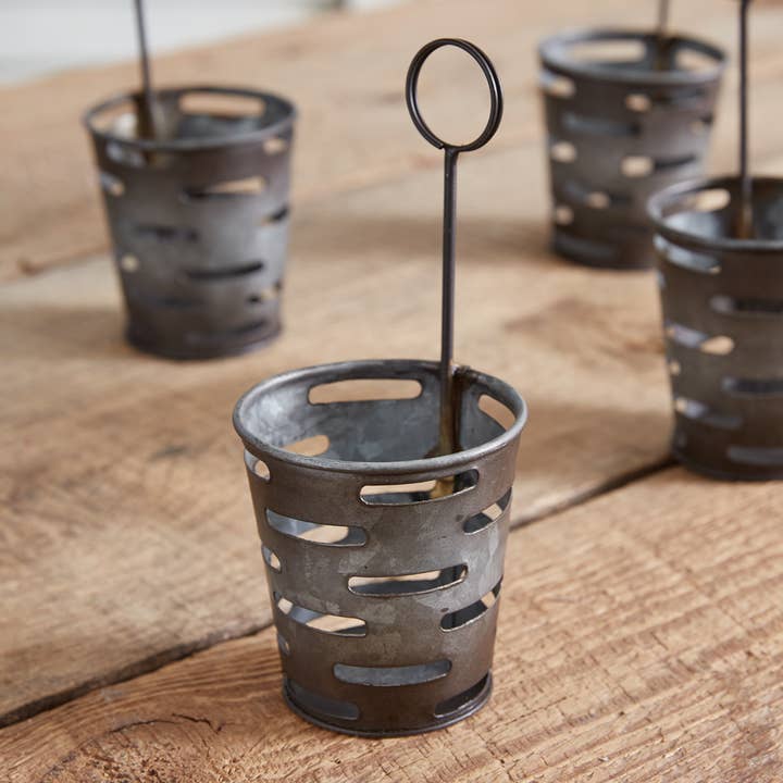 CTW Home Collection - Wholesale Place Card / Place Holder - Olive Bin Place Card Holder