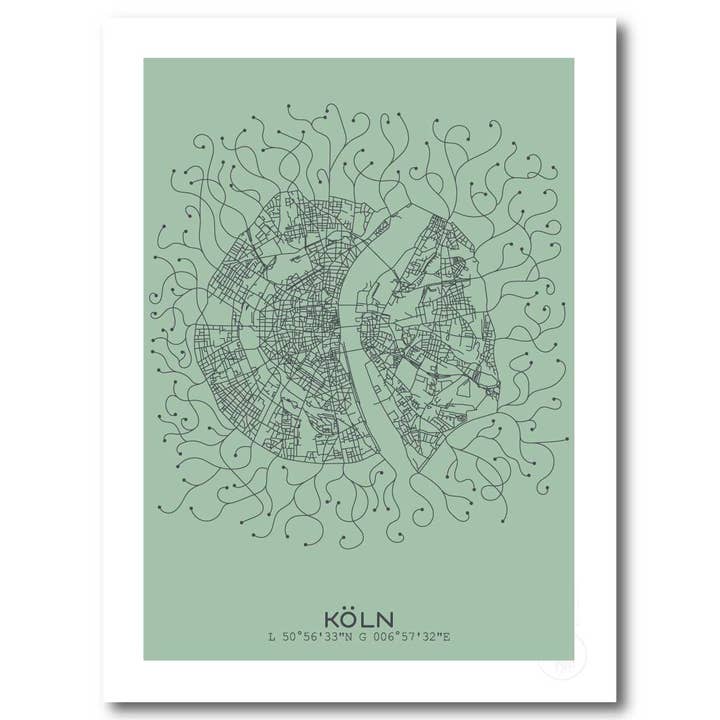 Prao Studio - Wholesale Poster - Plan Köln poster4